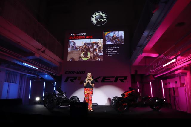 画像1: 3月29日にBRP「can-am RYKER」の発表会&試乗会に 私、梅本まどかも行ってきました!