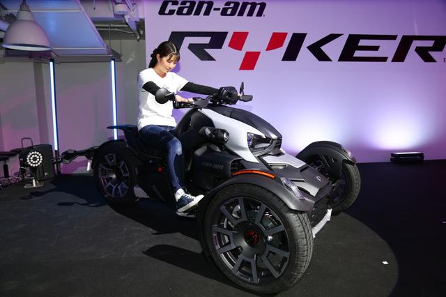画像4: 3月29日にBRP「can-am RYKER」の発表会&試乗会に 私、梅本まどかも行ってきました!
