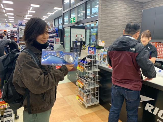 画像9: 今回のツーリング!1番の目的は「サラサちゃんのブーツを買いに行こう♪」
