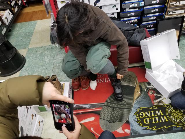画像: 大林、ヒール付きブーツ初体験♡