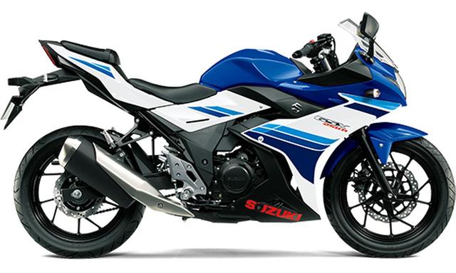 画像: GSX250R 2台 ※カラーリングは変更になる場合があります。