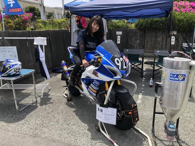 画像: レーサーなので、ポジションもかなり前傾姿勢でしたが、すごく足と体にしっくりきました!