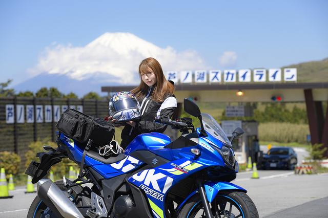 画像2: 葉月美優×SUZUKI GSX250R in 箱根【オートバイ女子部のフォトアルバム】
