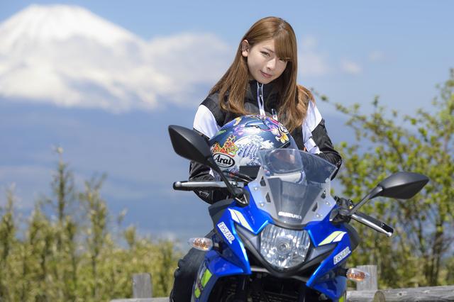 画像4: 葉月美優×SUZUKI GSX250R in 箱根【オートバイ女子部のフォトアルバム】