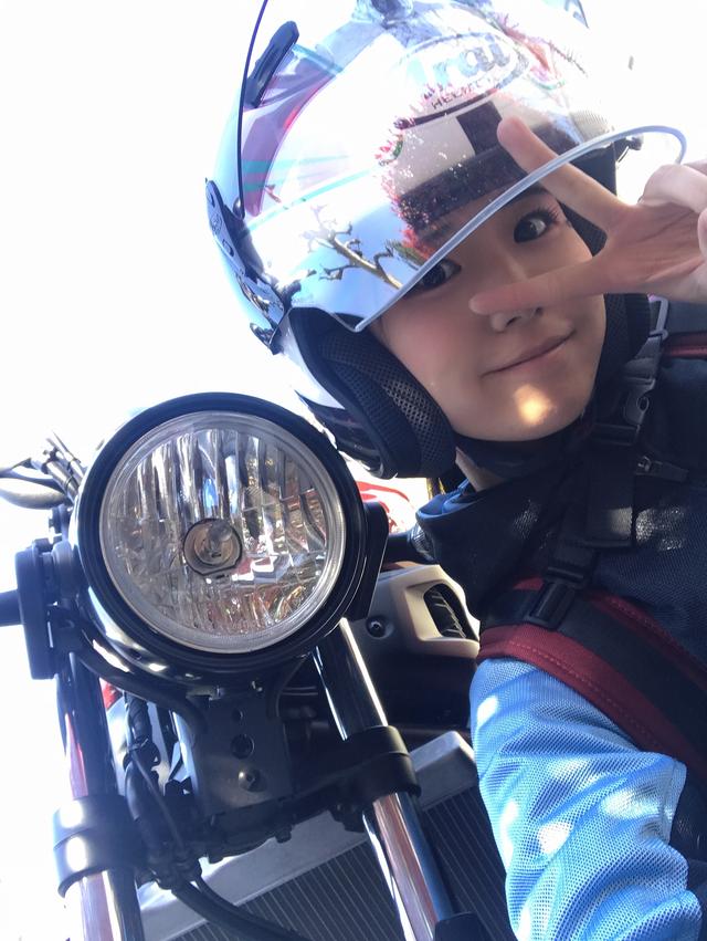 画像7: 私はバイクに乗る時は必ずリュックを使っています!