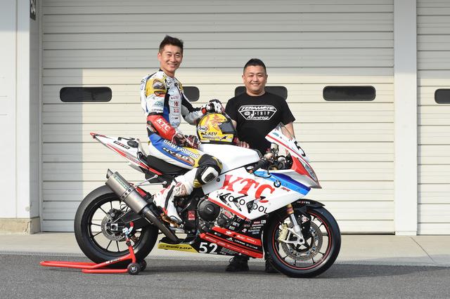 画像: 鈴鹿2&4での寺本と地―ム監督のJ-TRIP代表・森さん このレースで寺本は接触による転倒でリタイヤ トライアウト・ファイナルでクリアを目指さなければなりませんでした