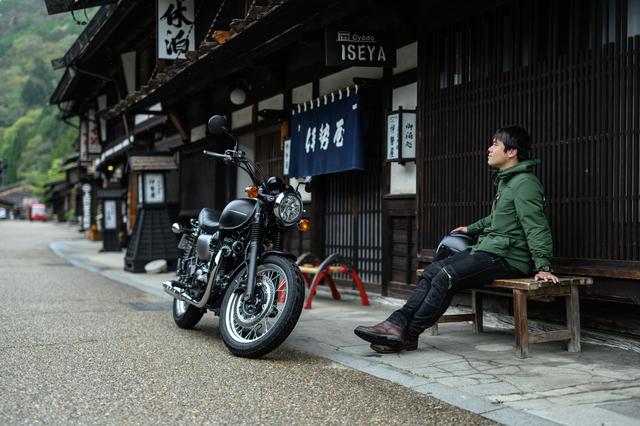画像1: W800ストリート/奈良井宿にて