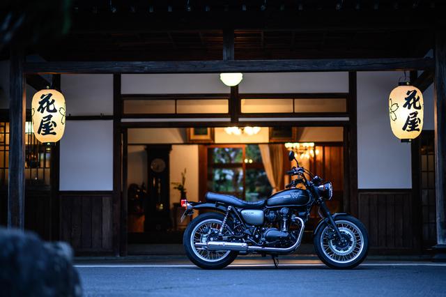画像: W800ストリート/別所温泉にて