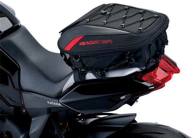 画像: BAGSTER シートバッグ スパイダー(ブラック/レッド)税抜16,000円
