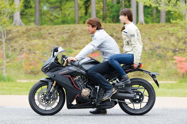 画像: RIDING POSITION ライダー身長:179㎝、パッセンジャー身長:172cm