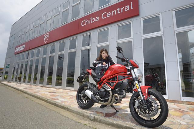 画像: 今回車両をお借りしたのは、オープンして間もないドゥカティ 千葉セントラル!