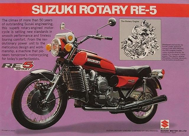 画像: ロータリーエンジン搭載の市販車 スズキ RE-5