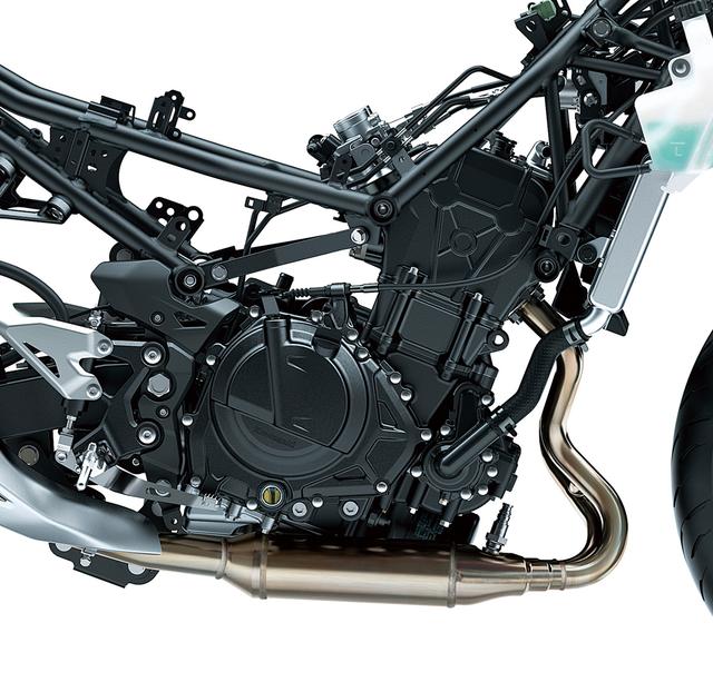 画像: ●最高出力:37PS/12500rpm ●最大トルク:2.3㎏-m/10000rpm