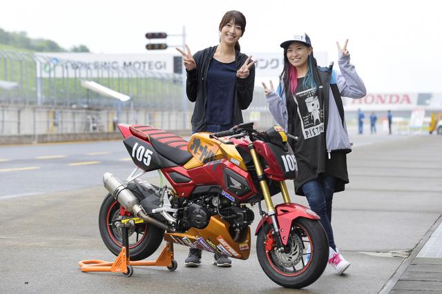 画像3: 練習走行には、岡崎静夏&大関さおりが参加!