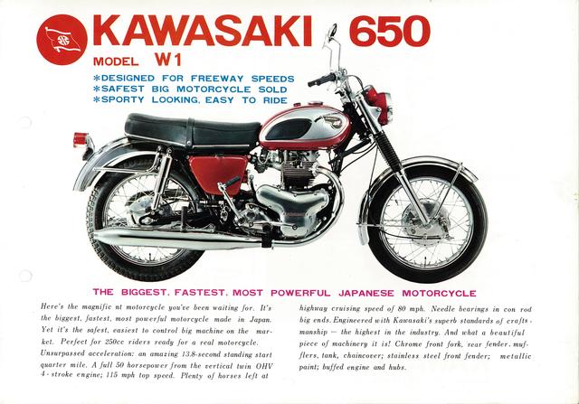 画像: 1966年 KAWASAKI 650-W1