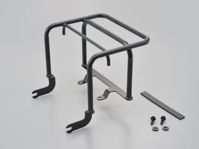 画像: 【2階建てキャリア クロスカブ110/50用】 カラー:スチール製、ツヤ有り黒塗装仕上げ。 サイズ:幅290×奥行225×高さ180mm