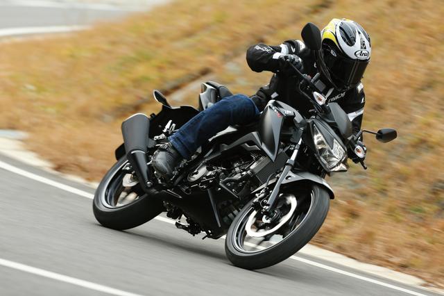 画像4: 思わずニヤリとしてしまうスポーティなキャラクター「GSX-S125 ABS」