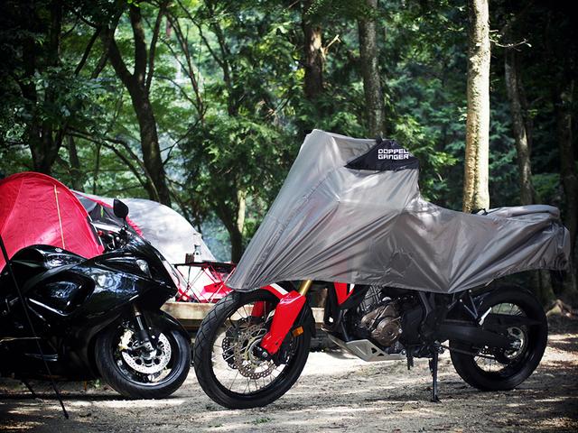 画像3: アウトドアグッズのようなハーフサイズのバイクカバー