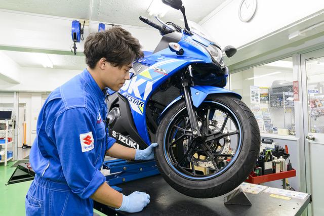 画像: それでは実際にGSX250Rがどのようにチェックしてもらったのかご紹介します!