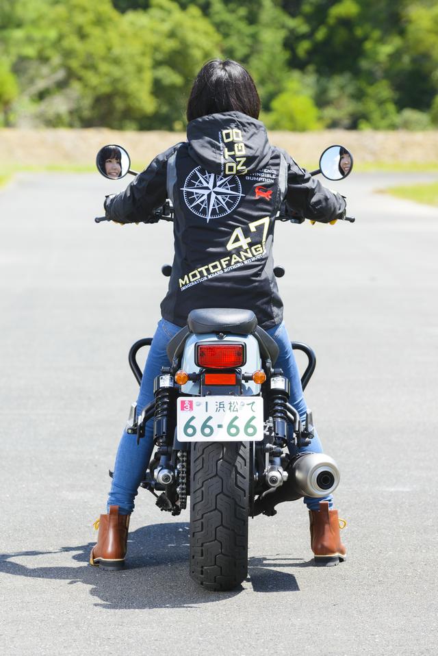 画像: ローダウンリアショック装着車
