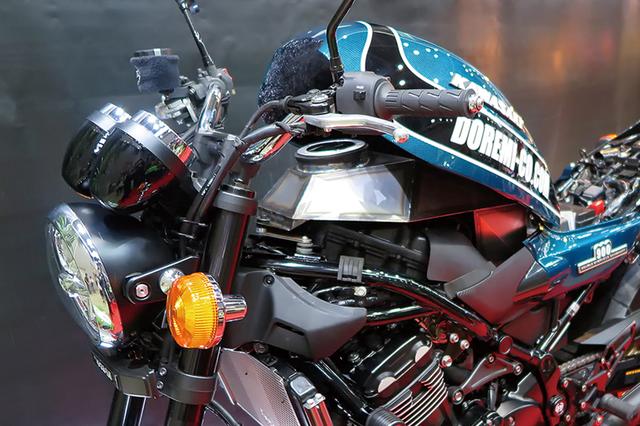 画像: '19年東京モーターサイクルショーに展示され、開発進行中のアルミインナータンク。完成すればさらに外装の自由度が増すことになる。