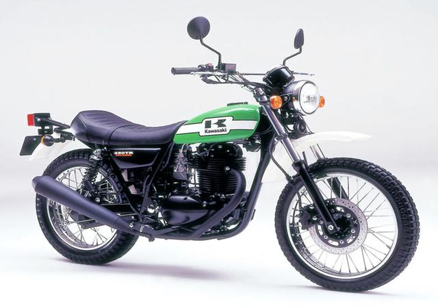 画像: 2002 250TR(BJ250F)エストレア250のエンジンを使用し、4サイクル250トレールとして復刻。ストリートスタイルで人気を集めた。