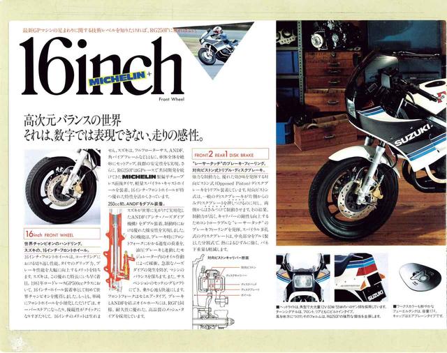 画像7: 【付録】貴重なRG250Γ発売当時のカタログ