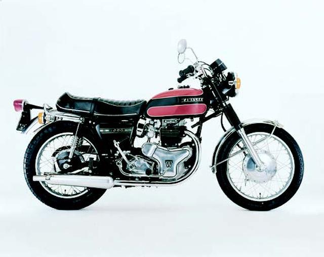 画像: ●空冷4ストOHV2バルブ並列2気筒●624cc●53PS/7000rpm●5.7kg-m/5500rpm●199kg●3.25-19・4.00-18●34万8000円