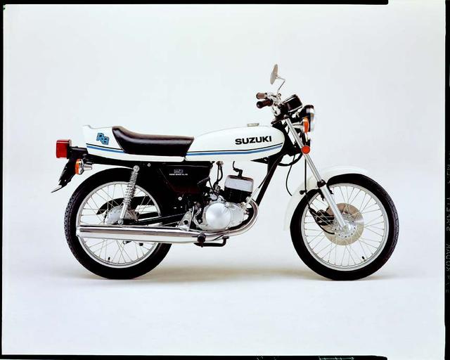 画像: ●空冷2スト・パワーリードバルブ単気筒●49cc●6.3PS/8500rpm●0.53kg-m/8000rpm●76kg●2.50-17・2.75-17●11万9000円
