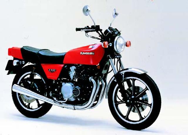 画像: ●空冷4ストDOHC2バルブ並列4気筒●399cc●43PS/9500rpm●3.5kg-m/7500rpm●189kg●3.25-19・3.75-18●38万5000円