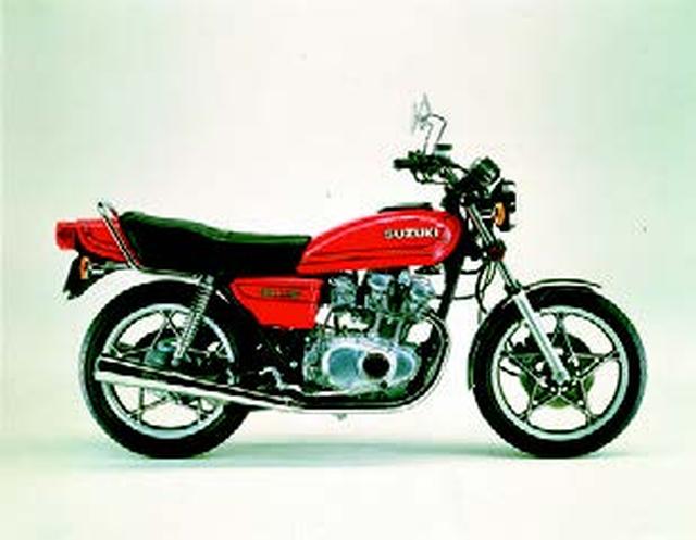画像: ●空冷4ストDOHC2バルブ2気筒●398cc●39PS/8500rpm●3.5kg-m/7000rpm●185kg●3.00-18・3.50-18●34万円
