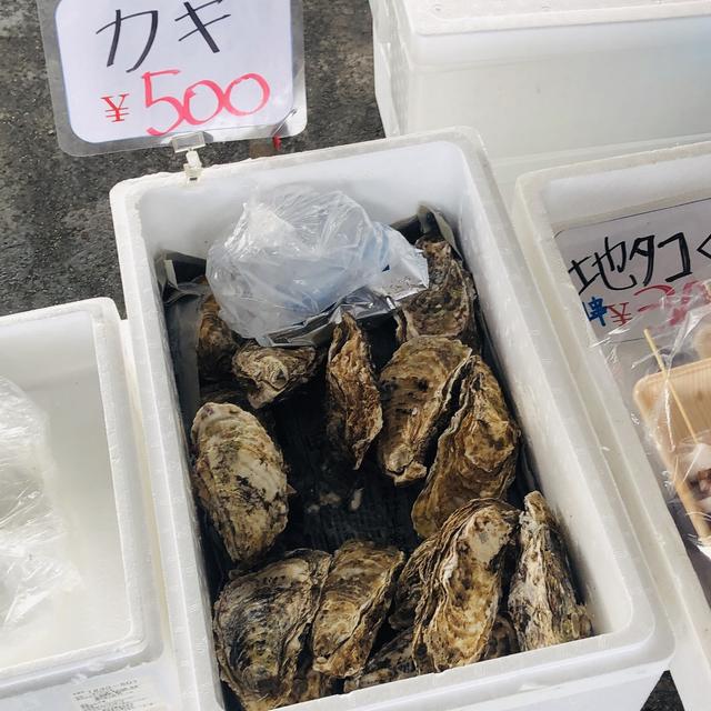 画像: カキも大きかった!!!!この写真じゃ伝わらない(笑)