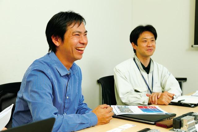 画像: 今回はボッシュで二輪パーツの技術開発に携わる岩月氏(左)と、由類江氏(右)にお話を伺った。