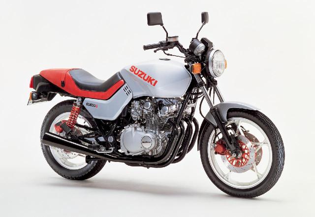 画像: ▲GS650Gは、GSX1100Sが国内販売されなかった(当時は750ccを超えるモデルは国内発売できなかった)ため、ターゲットデザイン社が手掛けたモデルのうち、国内で初めて発売されたモデル。すでに大排気量版の1100カタナが存在していたため、GS650Gのことを「小刀」と呼ぶファンもいた。