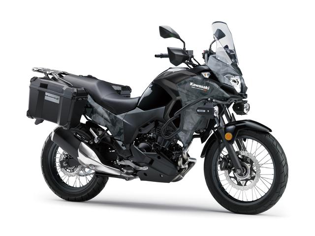 画像4: カワサキが「VERSYS-X 250 TOURER」の2020年モデルを販売開始! 初めての白ボディ、さらに都市迷彩風のグレーも新たなグラフィックで復活