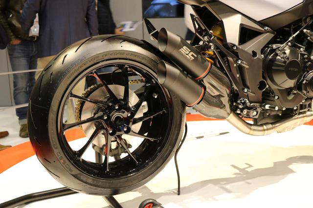画像2: CB650R譲りのエンジン、各部パーツが実現度の高さを感じさせる
