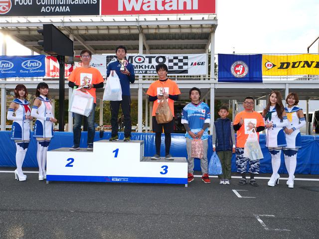 画像: 左から2位・大田直登選手、1位・野島勝成選手、3位・初田修一選手、4位・大山 涼選手、5位・長友千陽選手、6位・馬場博和選手