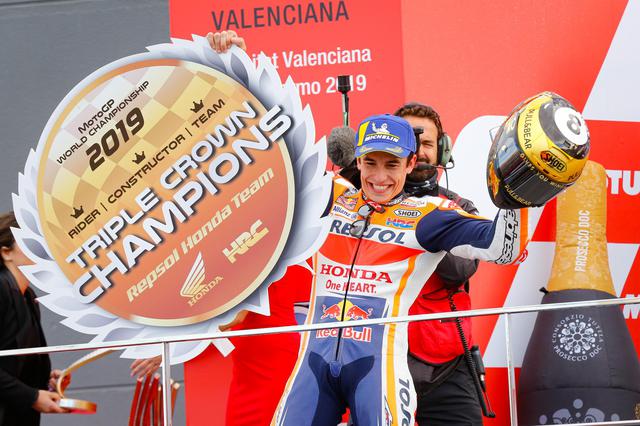 画像: 1戦を除いてすべて優勝か2位という完璧に近いシーズンを過ごしたマルク・マルケス
