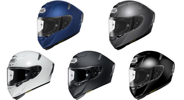 画像1: SHOEIのフルフェイス・ヘルメット「X-Fourteen」にブルーとグレーのソリッドカラーが追加ラインナップ、計5色の展開に!