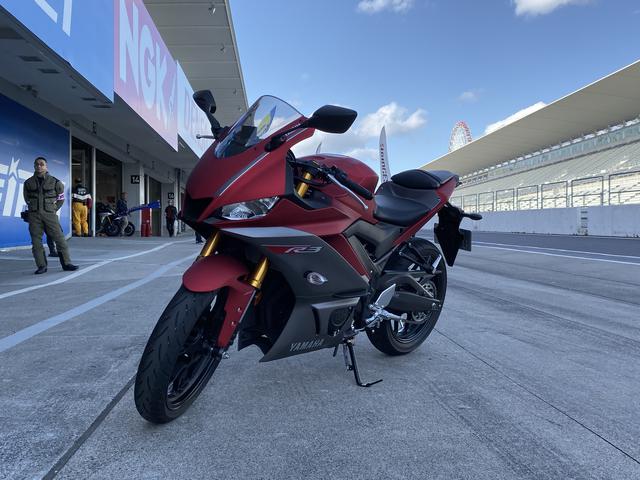 画像1: 今回はYZF-R3で走りました♪