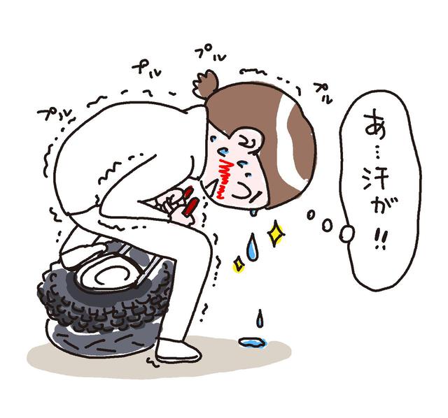 画像: オートバイ編集部でほぼひとりでタイヤ交換