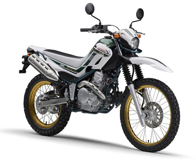 画像1: 【YAMAHA SEROW250 FINAL EDITION】パープリッシュホワイトソリッド1(ホワイト/グリーン)