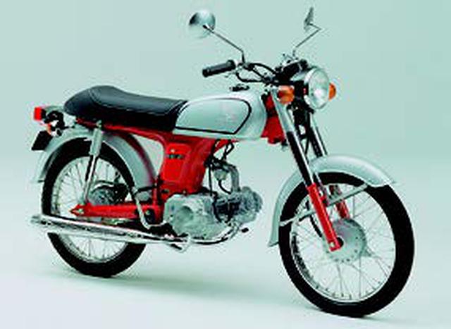 画像: ●空冷4ストOHC2バルブ単気筒●49cc●4.0PS/7000rpm●0.44kg-m/6000rpm●71kg(乾)●2.50-17・2.50-17●18万4000円