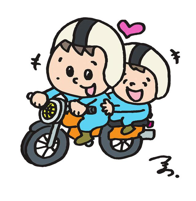 画像: ♯パパツーって何? 「パパと楽しむツーリング」略して『♯パパツー』!バイク王イメージキャラクターのつるの剛士さんが「バイクは親子で一緒に楽しむもんでしょー!」という強い思いに、バイク王さんが共感! それじゃあ、この考え方や活動を広げていこ〜! と、一緒になってガンバっている活動を象徴するキーワードなんだよ♪