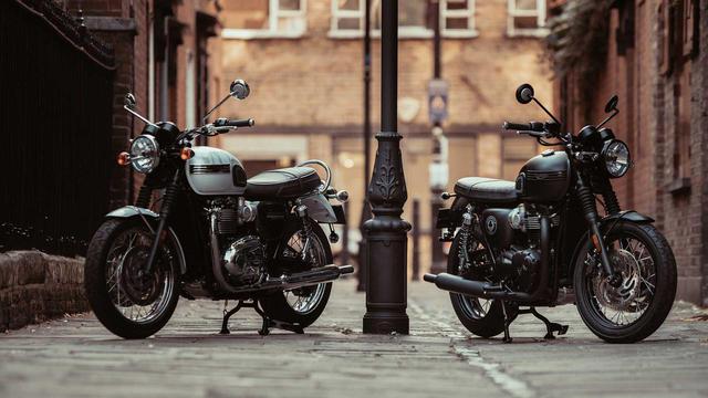 画像: BONNEVILLE T120 DIAMOND EDITION(左)/BONNEVILLE T120 ACE(右)