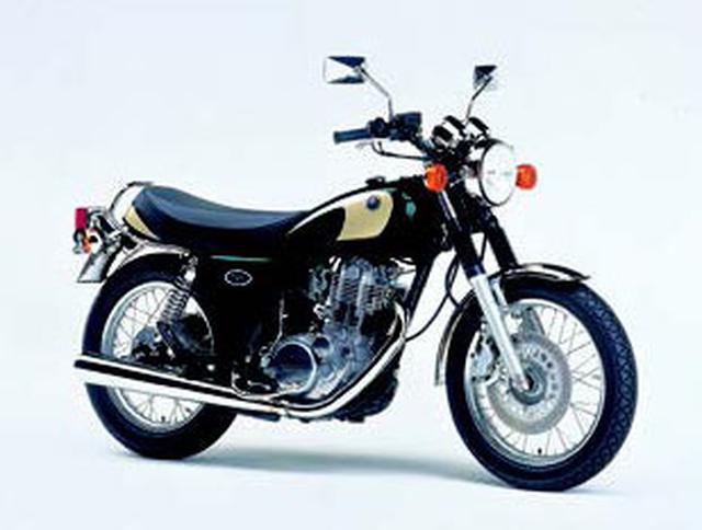 画像: ●空冷4ストOHC2バルブ単気筒●399cc●27PS/7000rpm●3.0kg-m/6500rpm●168kg●90/100-18・110/90-18●45万円