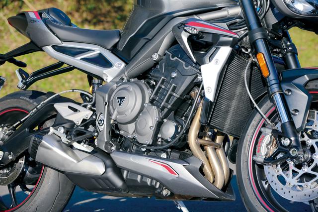 画像3: パフォーマンスを上げつつ扱いやすさも磨いた新型ストリートトリプルRS