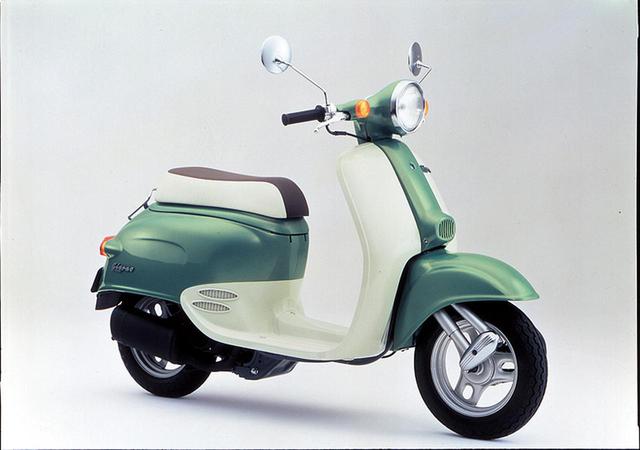 画像: 1992/3 HONDA ジョルノ ●空冷2スト・ピストンリードバルブ単気筒●49㏄●5.6PS/6500rpm●0.68㎏-m/5500rpm ●64㎏●3.00-10・3.00-10 ●18万9000円