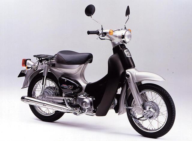 画像: 1999/9 HONDA リトルカブ ●空冷4ストOHC2バルブ単気筒●49㏄●4.0PS/7000rpm ●0.48㎏-m/4500rpm●77㎏●2.50-14・2.75-14 ●18万4000円(セル付)