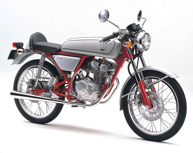 画像: 1997/2 HONDA ドリーム50 ●空冷4ストDOHC4バルブ単気筒●49㏄●5.6PS/10500rpm●0.42㎏-m/8500rpm ●81㎏●2.50-18・2.50-18 ●32万9000円